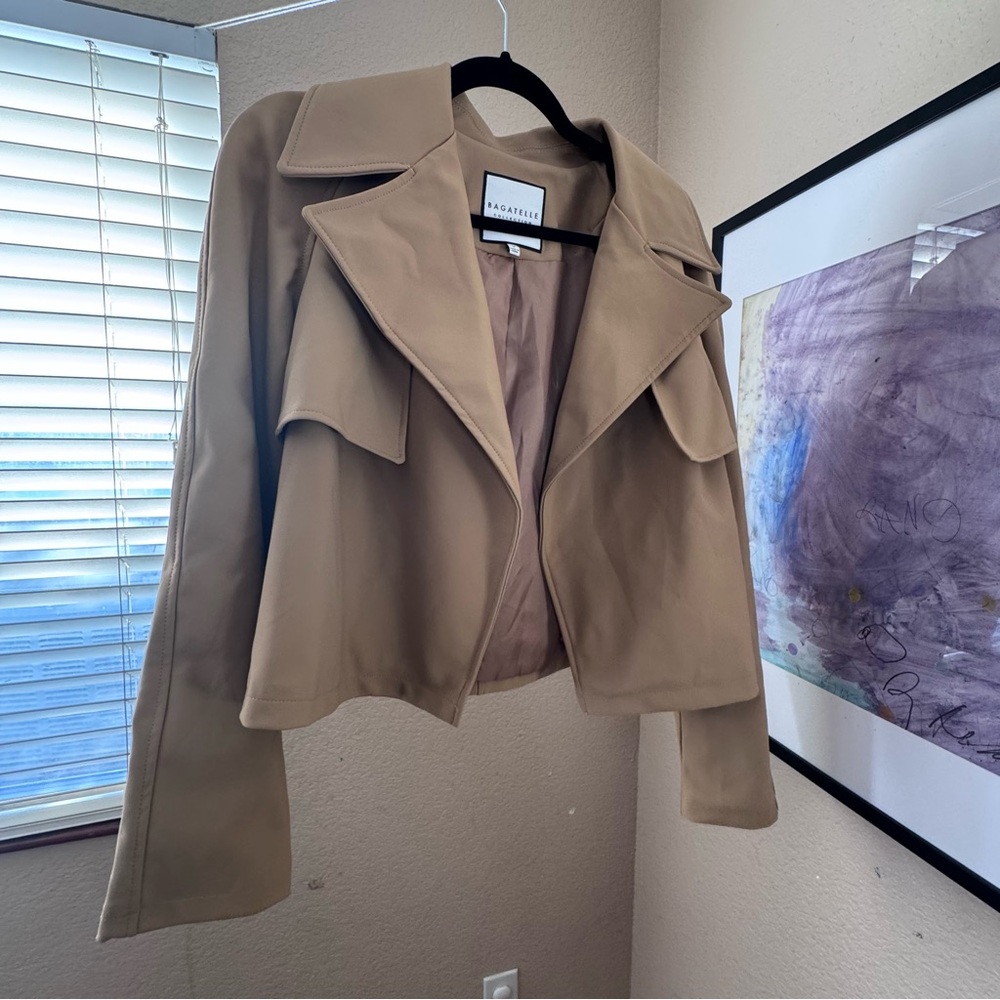 Bagatelle Tan Trench Coat for Women